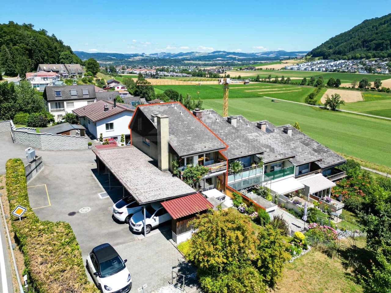 4.5-Zimmer-Reiheneckhaus mit Weitblick und Terrasse in Toffen Nr. 94