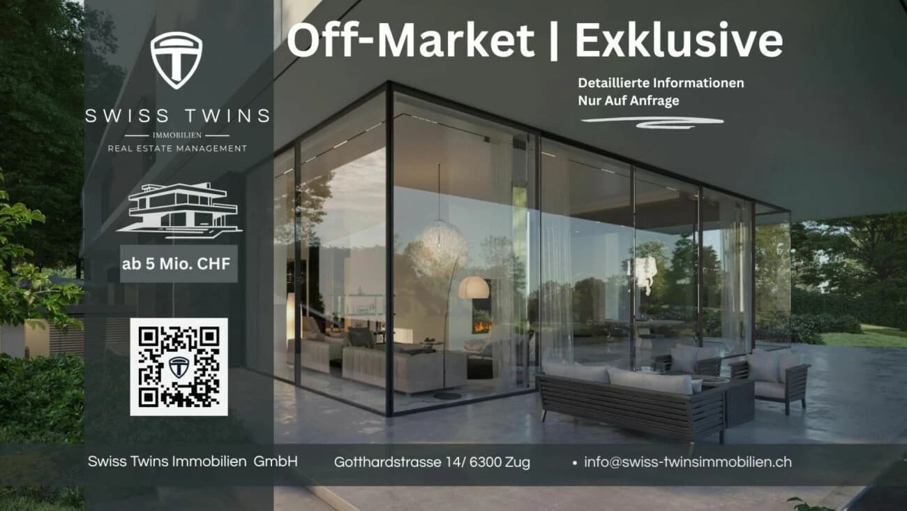 Off-Market | Exklusive Gartenresidenz mit privatem Seezugang am Zürichsee