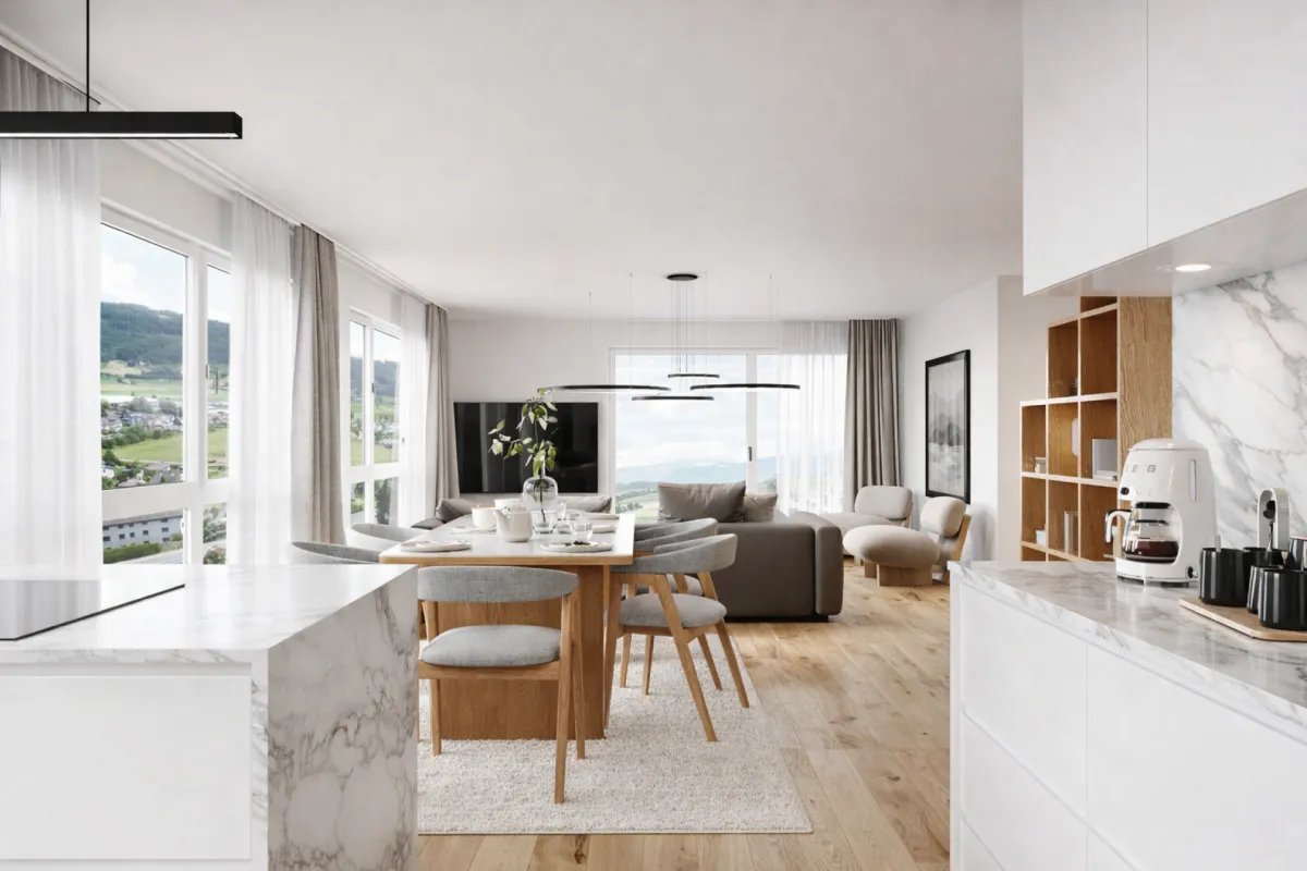 2.5-Zimmer-Eigentumswohnung mit Nordterrasse