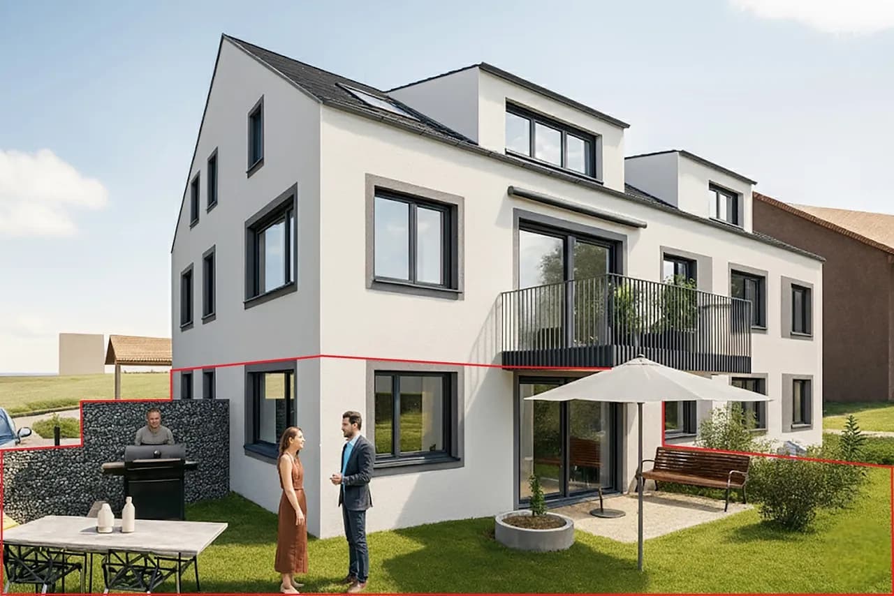 Neubauprojekt Bündtenstrasse mit fünf Wohnungen (Wohnung 2)
