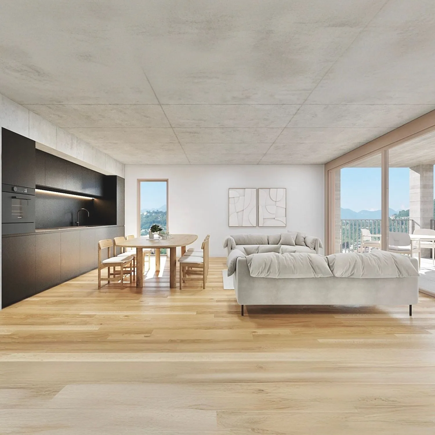 Moderno appartamento di 2.5 locali ad Agno/Moderne 2.5-Zimmer-Wohnung in Agno