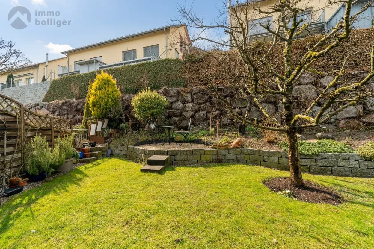 Stadtnahes Unikat: 168 m2 - Wohnraum mit Balkon und Garten