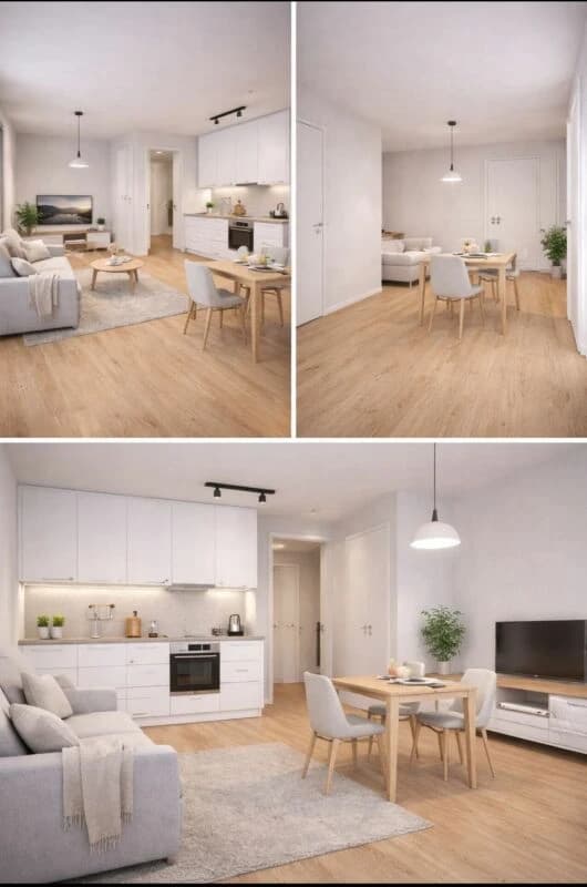 1 Zi. Studio inkl. Internet TV und Möbel Modern Ausgestattet