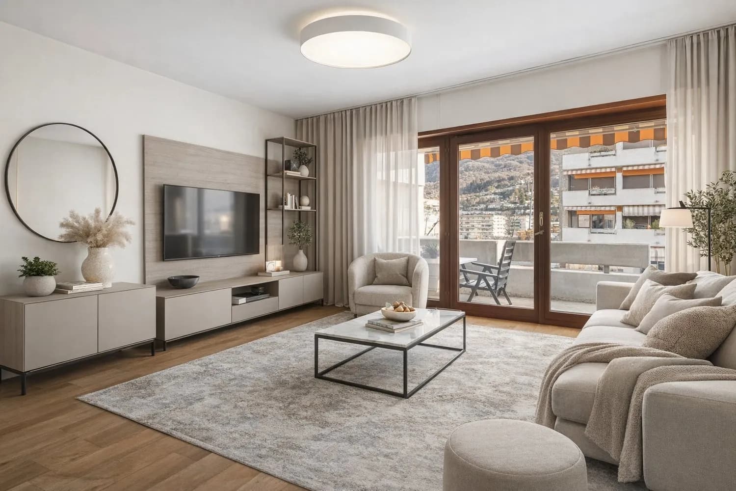 ZENTRAL WOHNEN MIT SICHT AUF DEN MONTE BRÉ