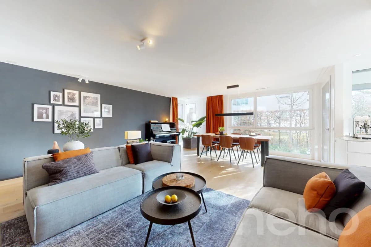 Stilvolle 3.5-Zimmer-Wohnung im Minergie-Gebäude in Zürich-Fluntern