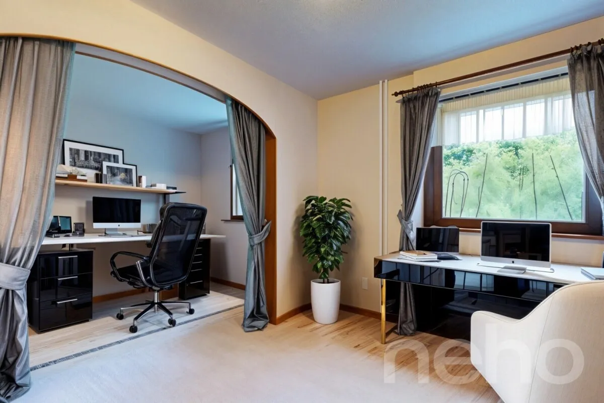 Appartement 4,5 pièces avec jardin, vue montagne et garage