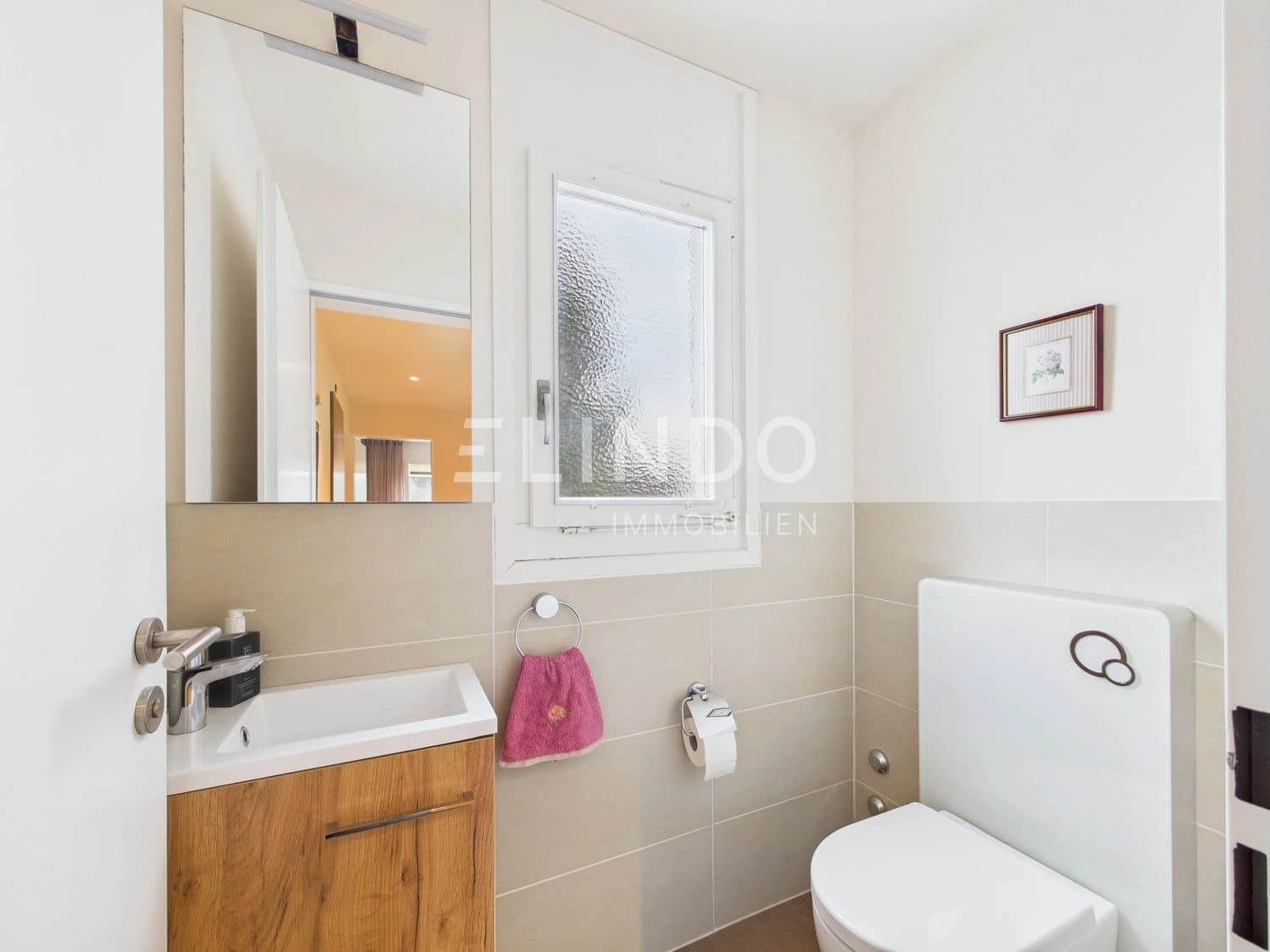 Frisch renovierte 3.5-Zimmer-Gartenwohnung mit Weitsicht in Kilchberg