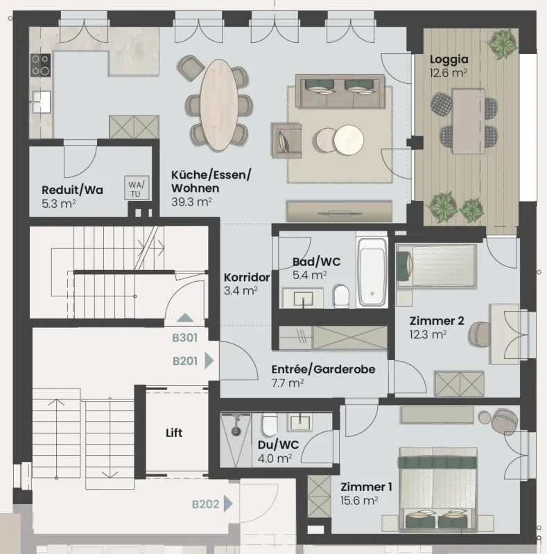 BAUSTART ERFOLGT! Landwohnen in Stadtnähe: Neubauwohnungen im Herzen des Dorfes