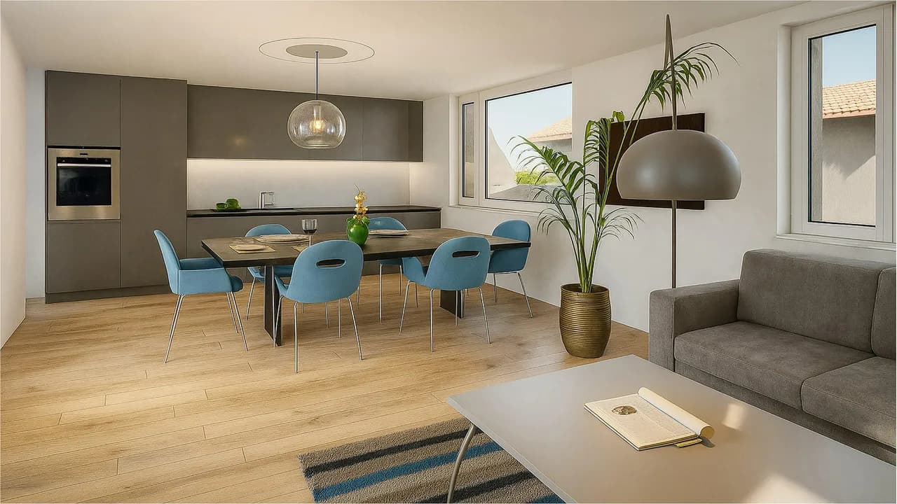 Neubauprojekt Bündtenstrasse mit fünf Wohnungen (Wohnung 3)