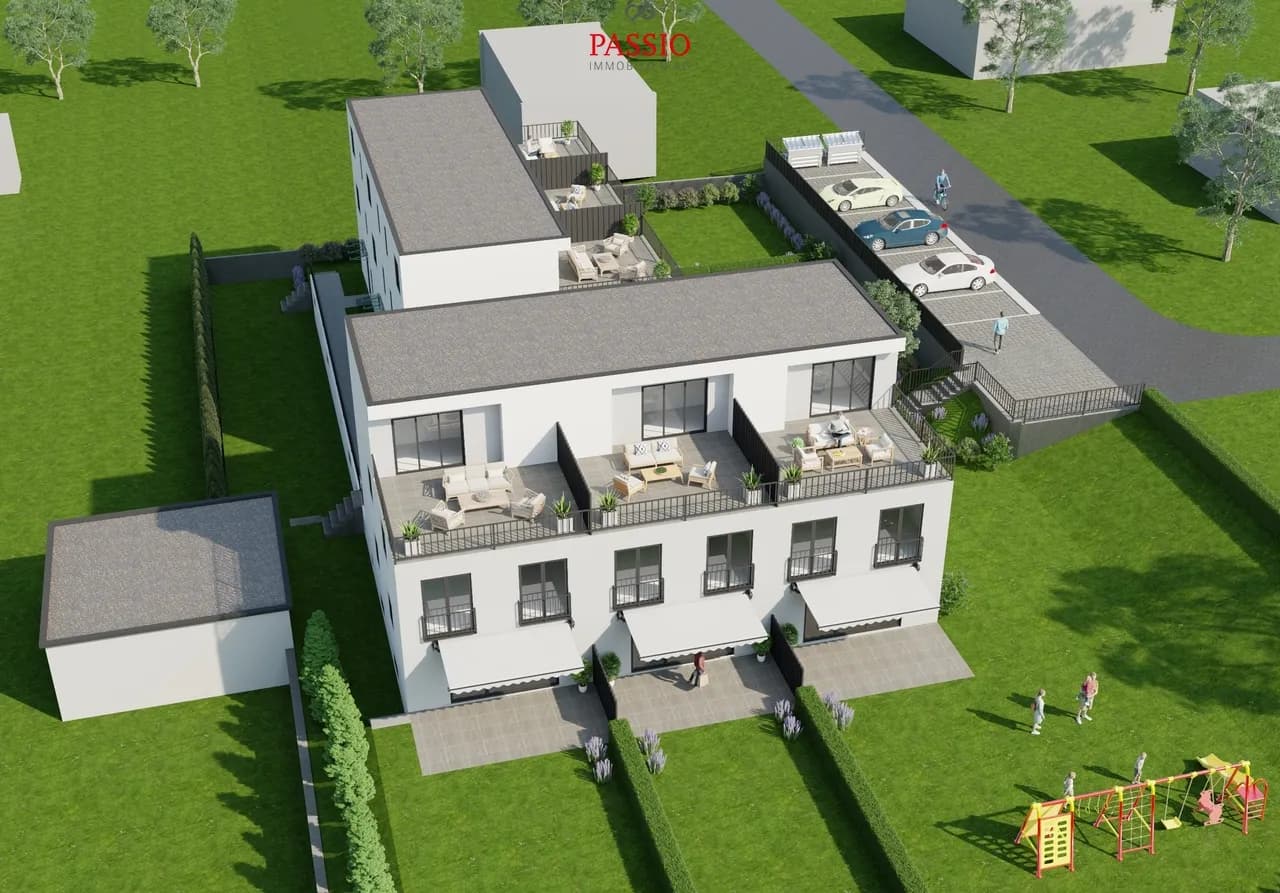 Baustart bereits erfolgt! Modernes 5,5-Zimmer Reiheneckhaus