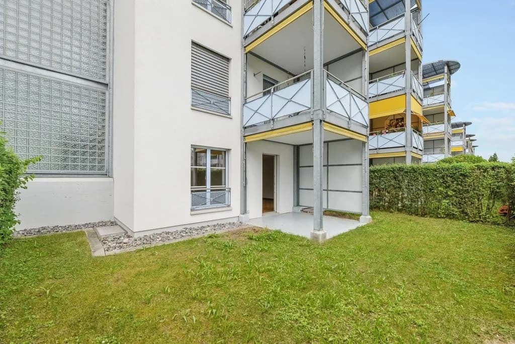 Gartenwohnung mit Blick auf den Pilatus