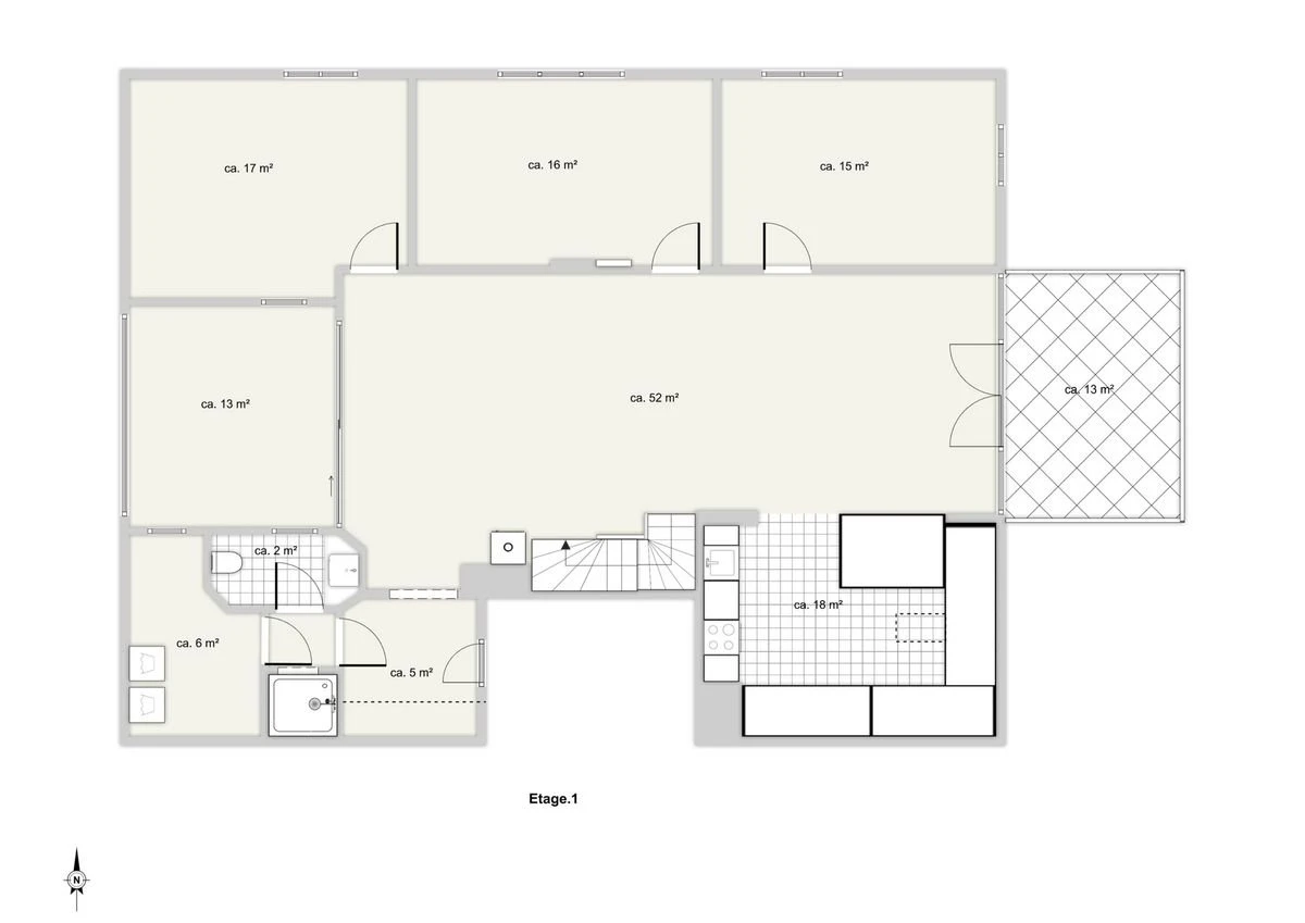 Attika-Wohnung mit Panoramablick in Oberwil-Lieli