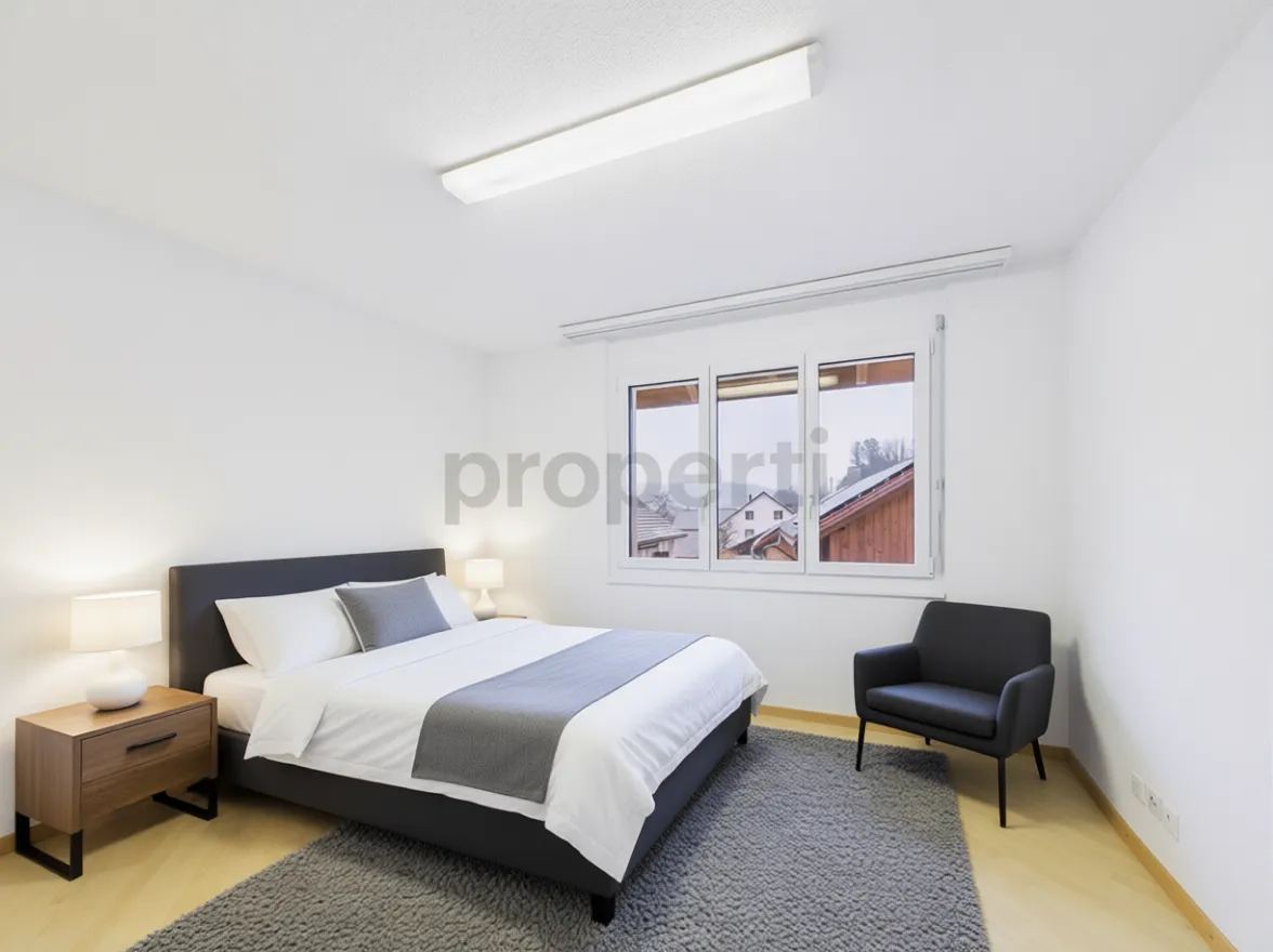 Modern 4.5-Zimmer-Maisonette mit Balkon, Teufenthal