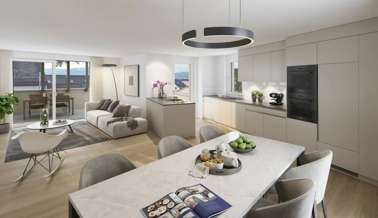 Jenseits des Gewöhnlichen: komfortables Neubauwohnen mitten in Gossau