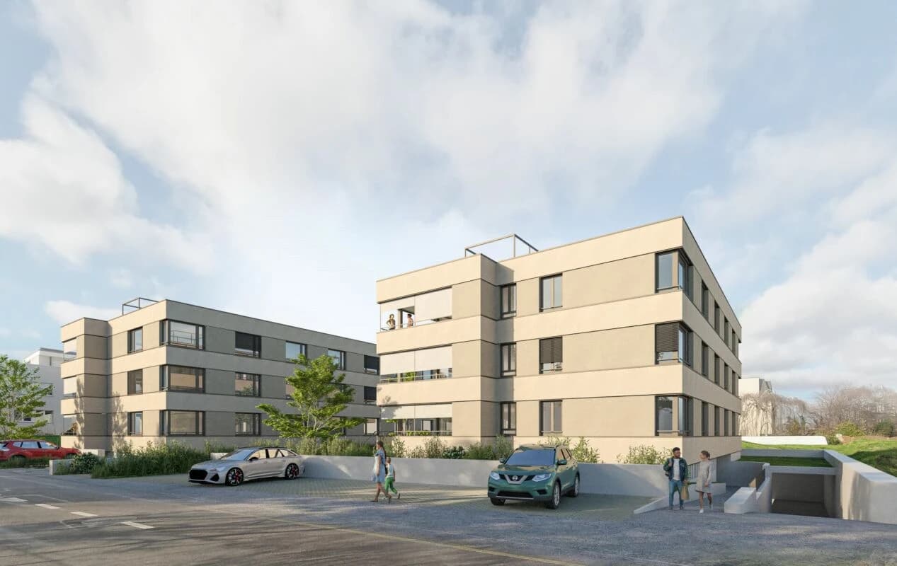 Neubau - Moderne 2.5-Zimmerwohnung mit Terrasse in Allschwil