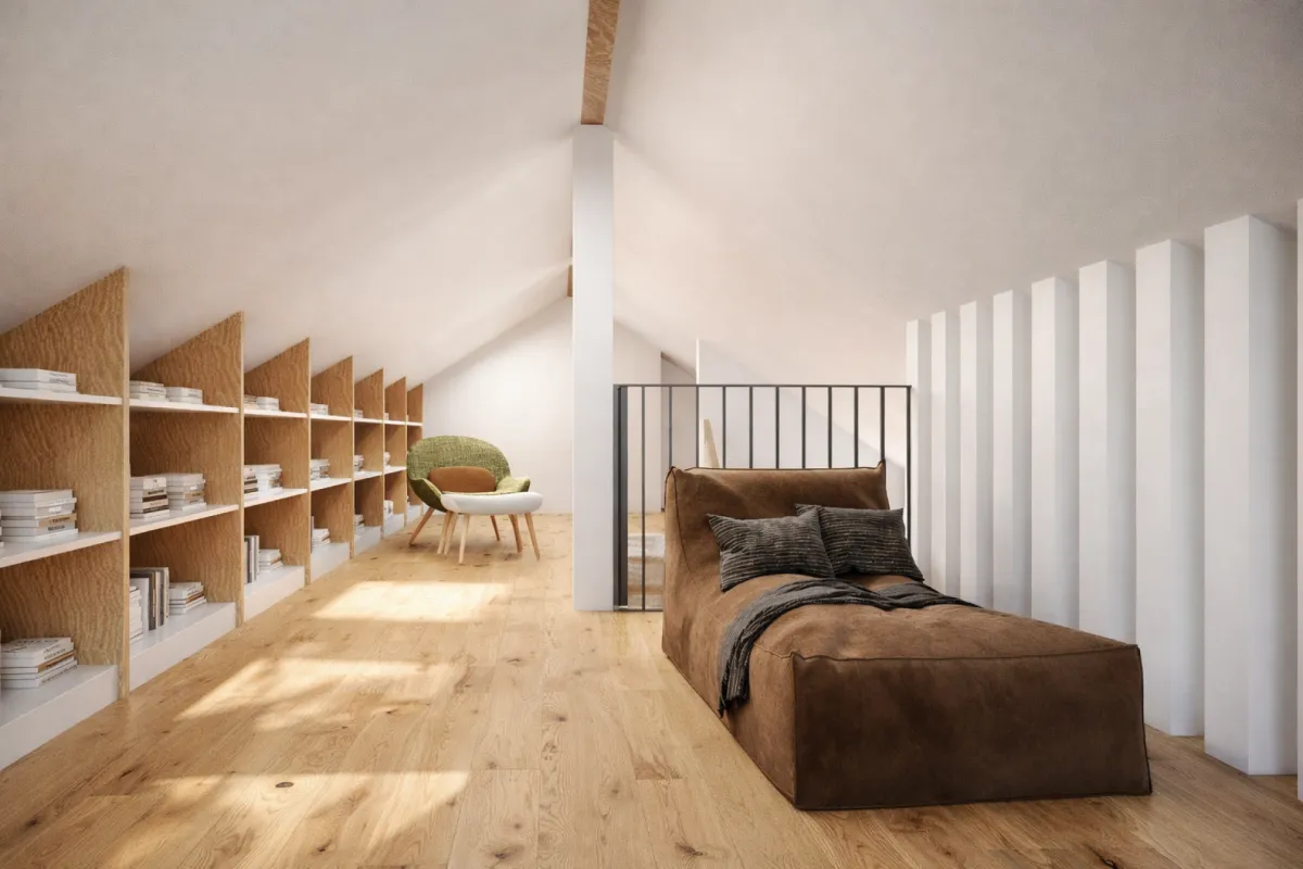 5.5-Zimmer-Dachwohnung mit Galerie & Dachterrasse