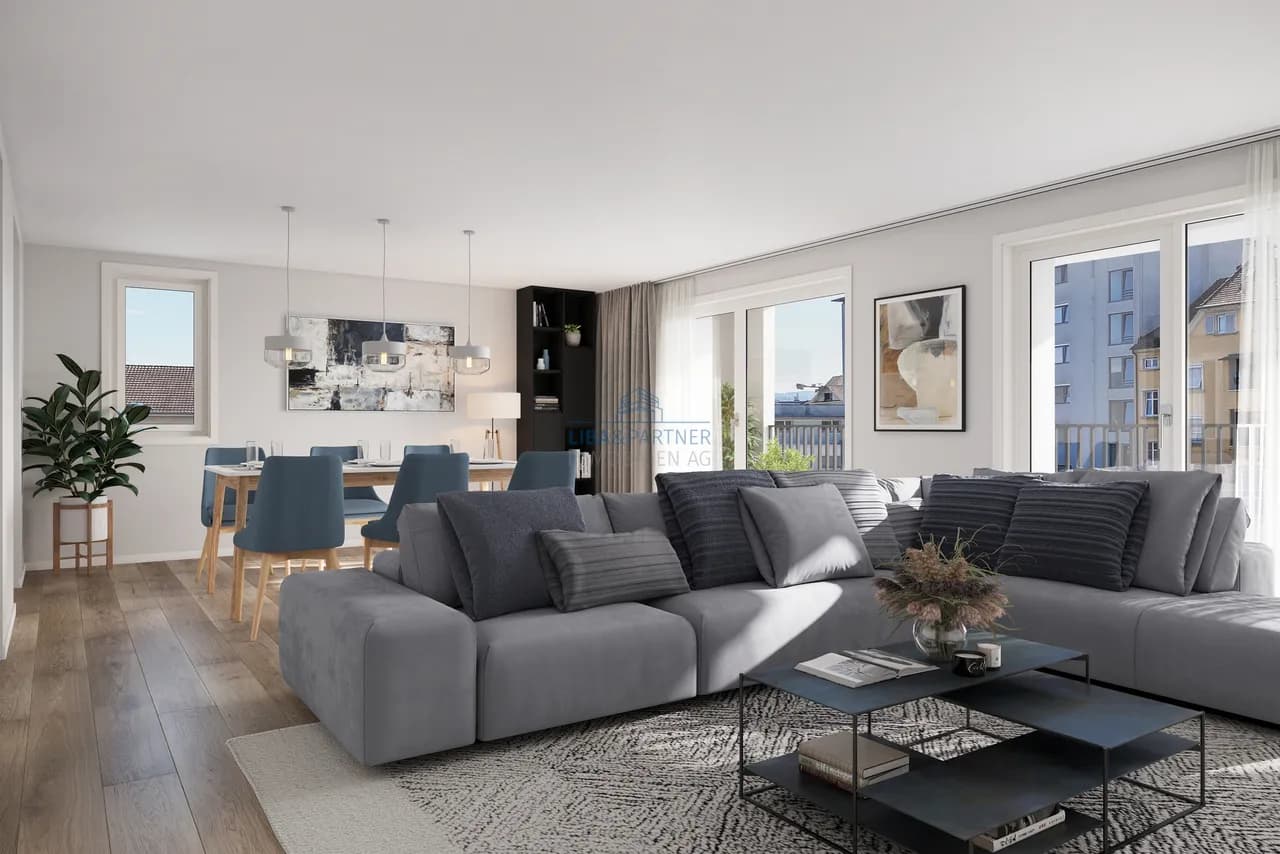 Exklusive 3.5-Zimmer-Erdgeschosswohnung an zentrale Lage in Birsfelden