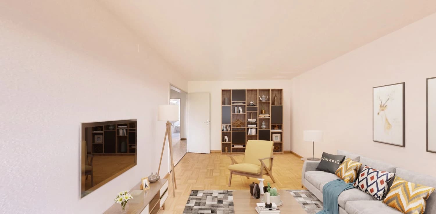 Dachwohnung in ruhiger Liegenschaft