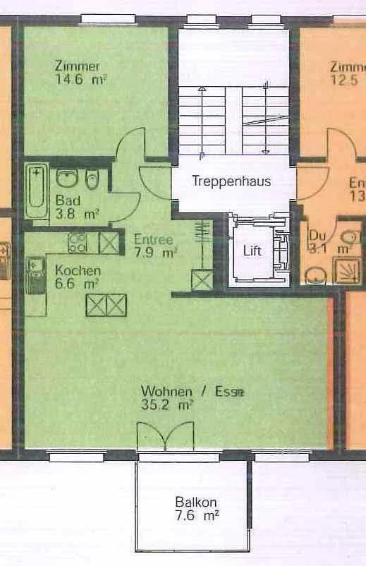 Grosszügige 2.5-Zimmer-Wohnung!