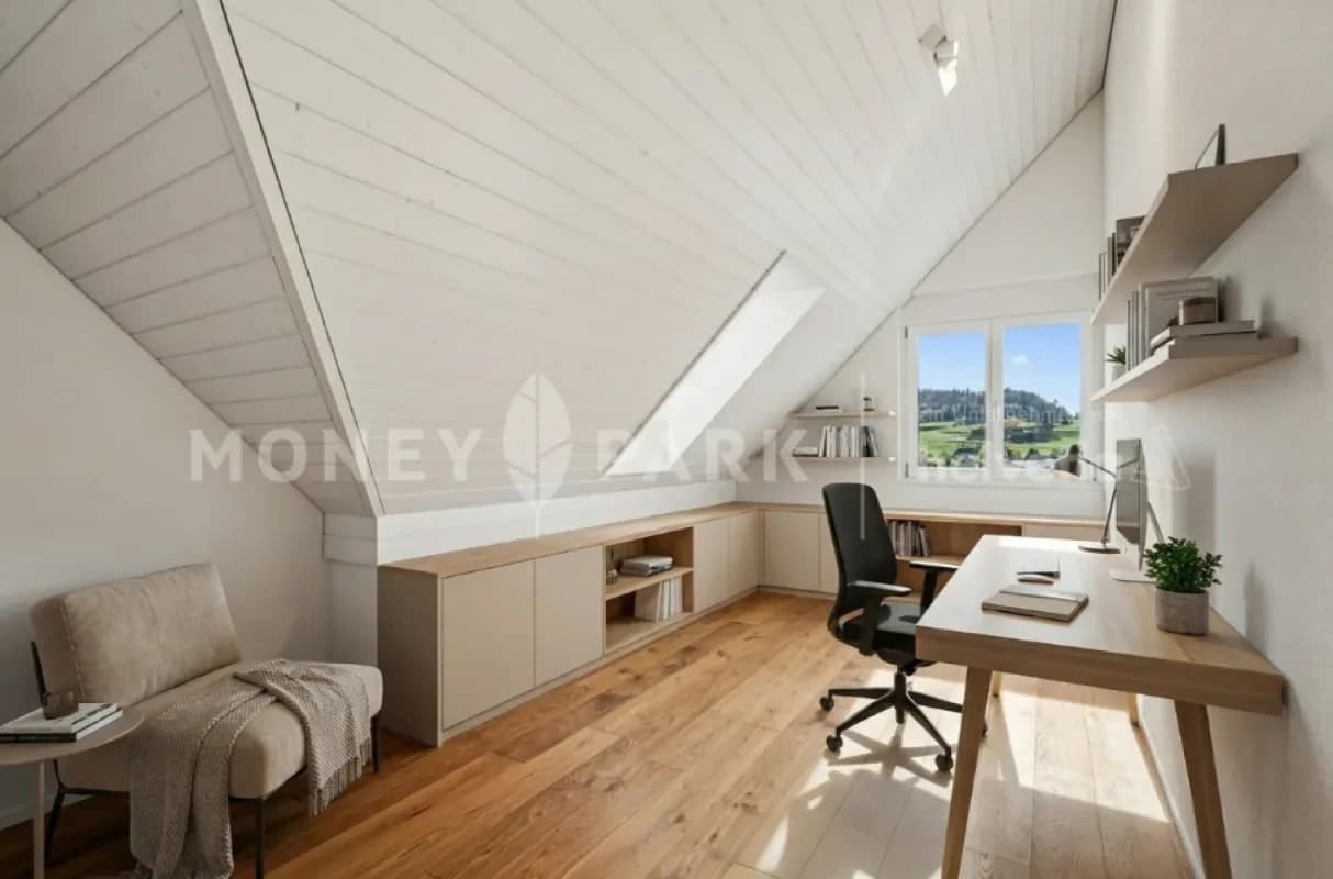 Wohnen mit Weitblick - stilvolle Maisonette über den Dächern von Bäretswil