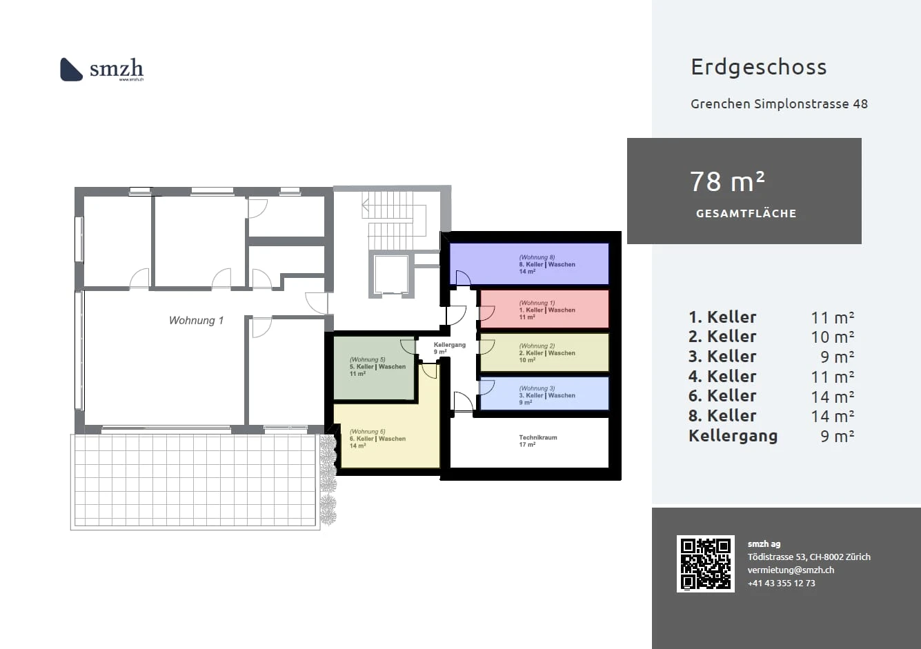 4.5-Zi.-Neubau mit 40 m² Balkon in Grenchen - Erstbezug
