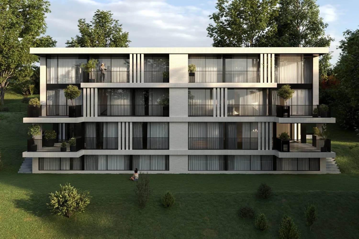 Gartenwohnung der besonderen Art