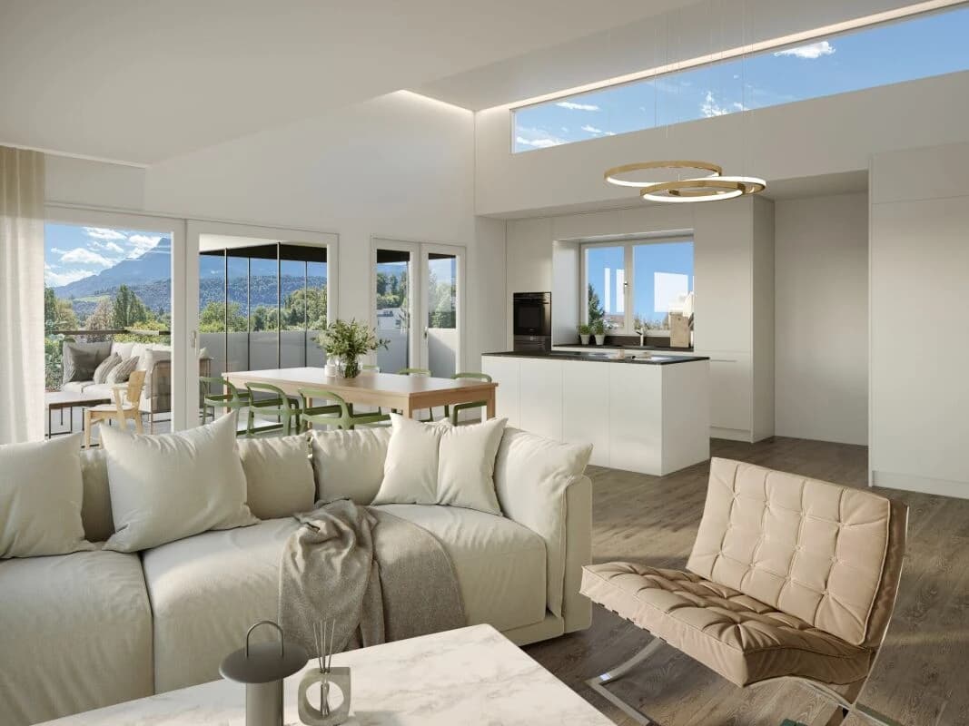 Neubau-Attikawohnung mit grosszügiger Terrasse