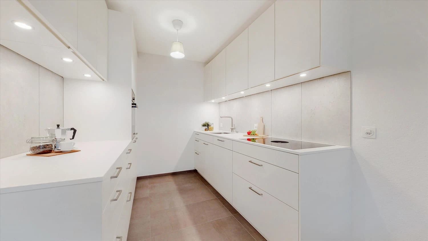 In grüner Umgebung mit Grartensitzplatz