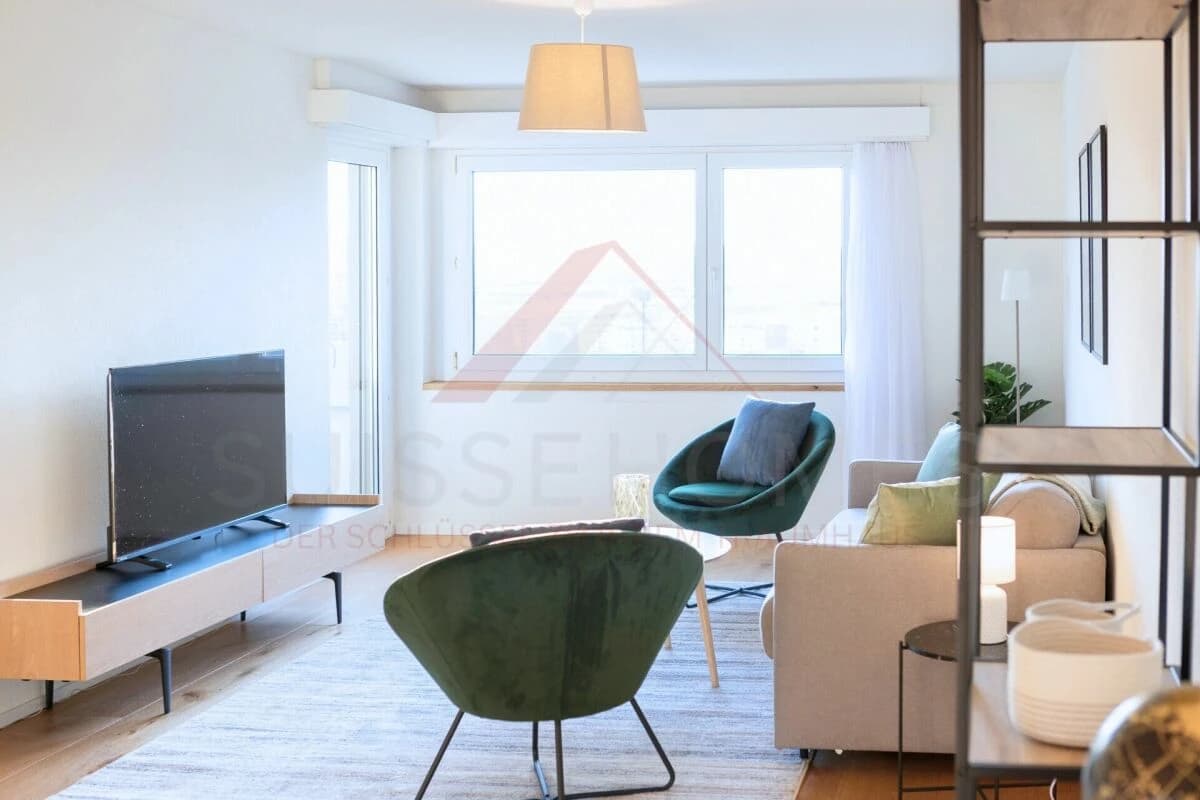 Exklusive 3.5-Zimmer-Wohnung im 15. Obergeschoss mit spektakulärer Weitsicht