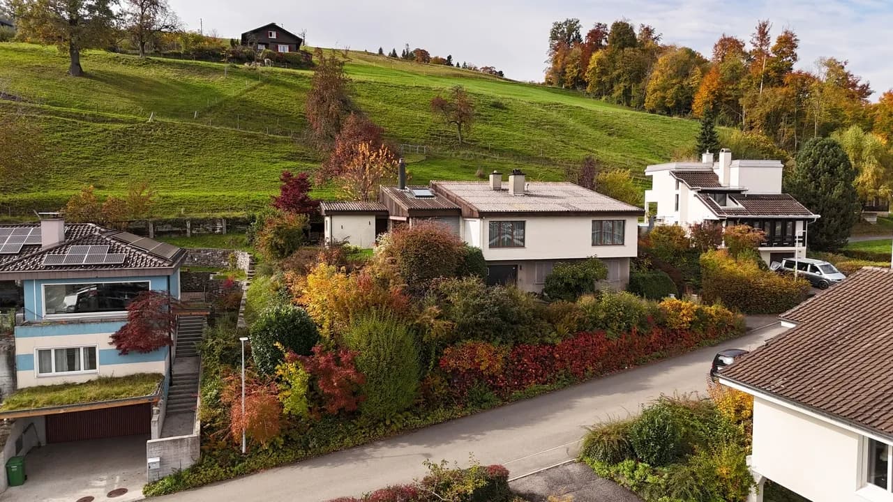 Ruhig gelegenes Einfamilienhaus in Kriens