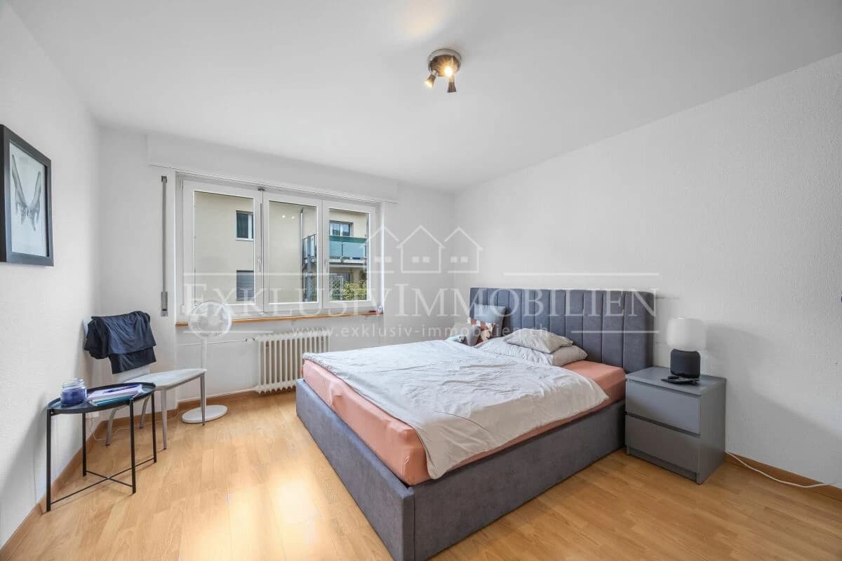 Helle Wohnung mit intelligentem Grundriss und naturnaher Lage