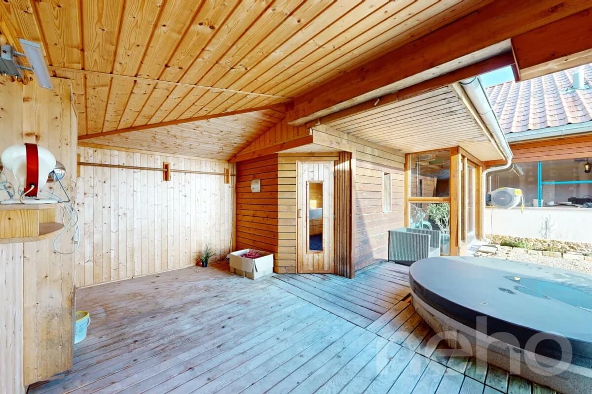 Villa individuelle unique, vue panoramique des Alpes, sauna et jacuzzi