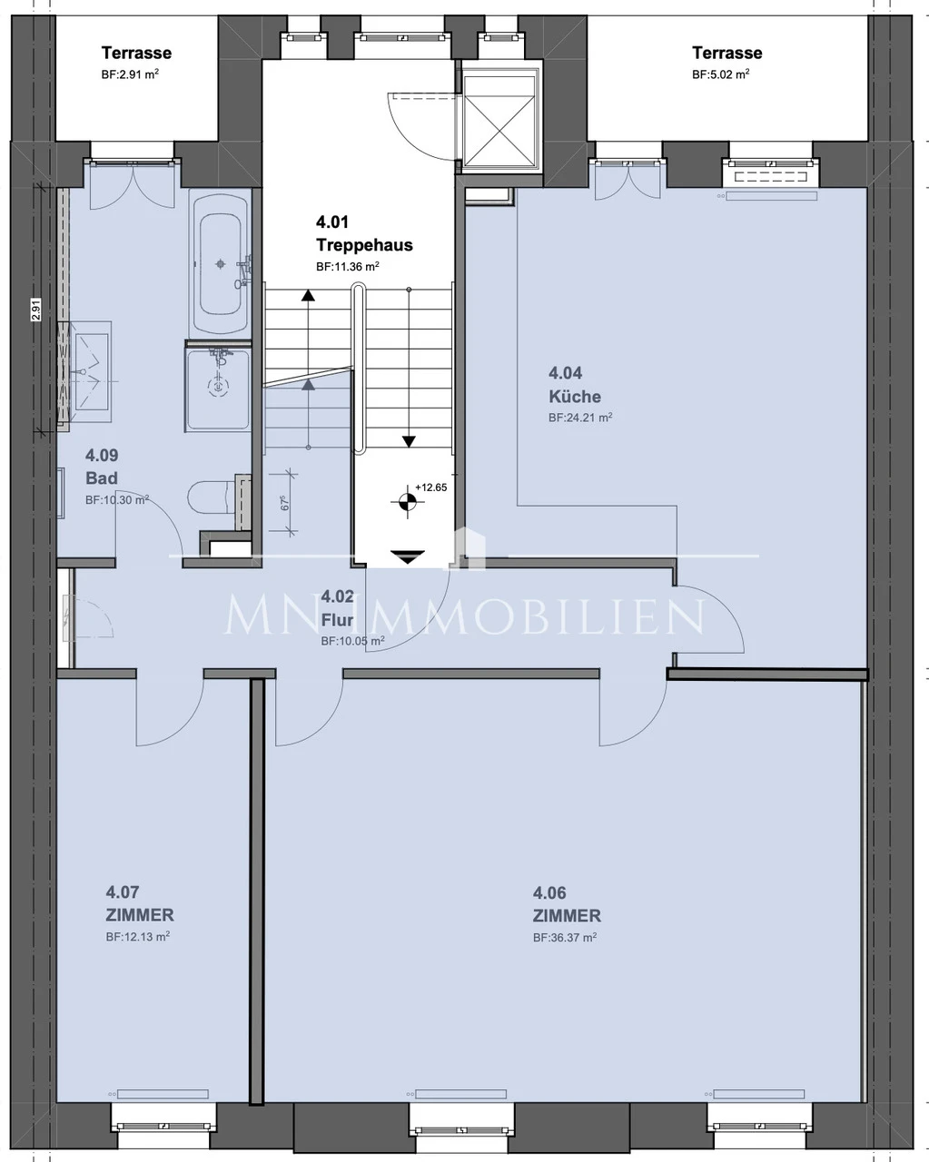 Exklusive 6.5-Zimmer-Maisonette-Wohnung nahe Messe Basel