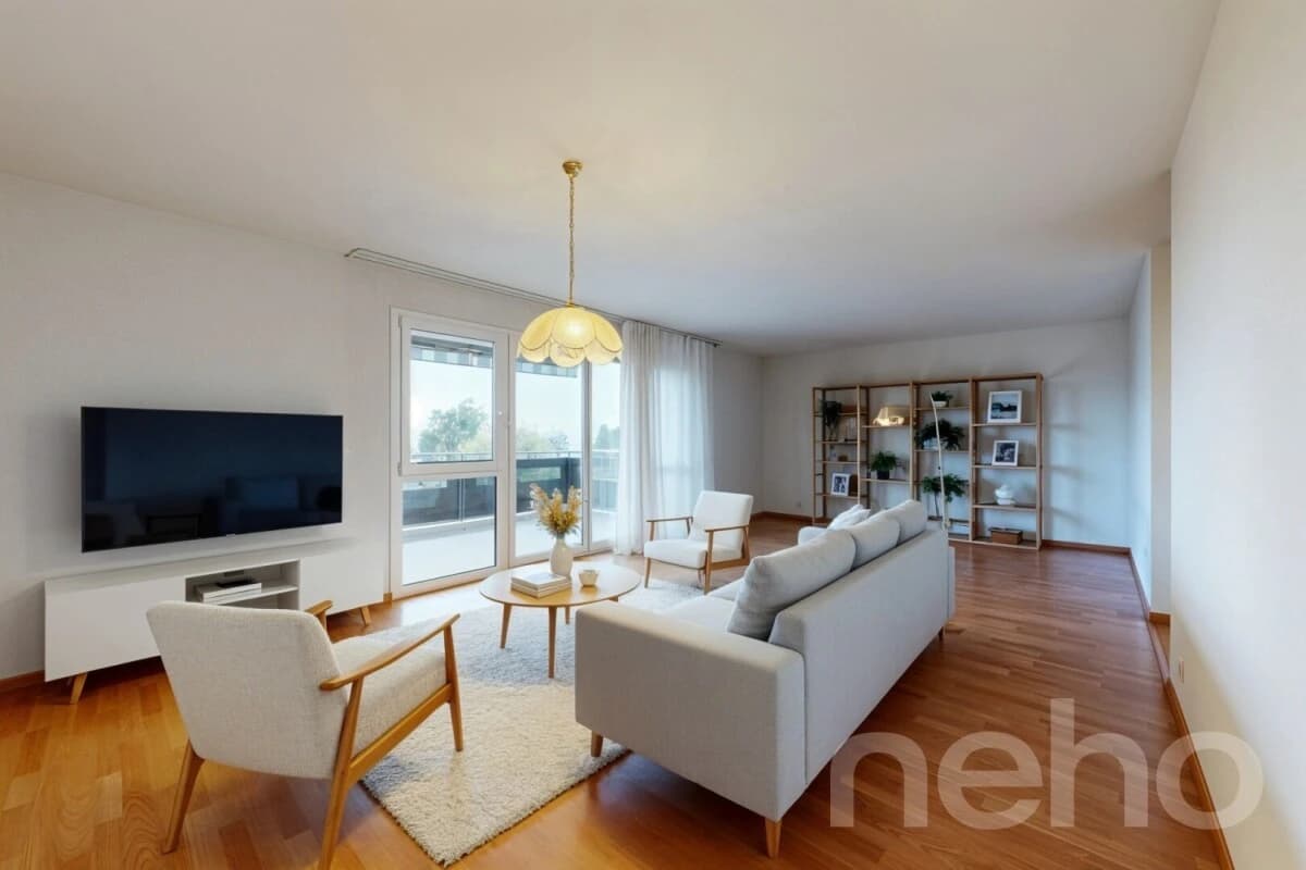 Appartement de 4,5 pièces avec vue panoramique au c?ur de Bursins