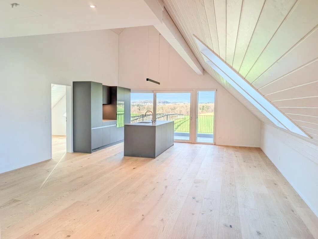 Unverbaubare Sicht in die Landwirtschaftszone und den Uetliberg garantiert!