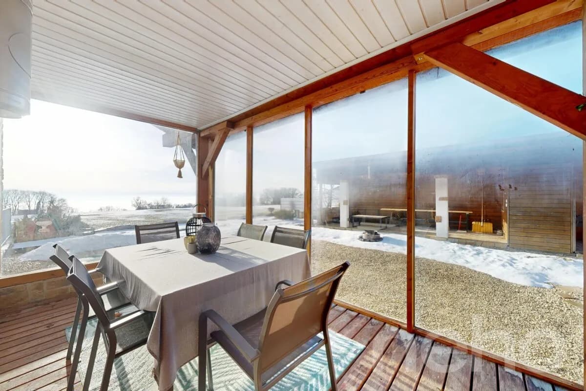 Villa individuelle unique, vue panoramique des Alpes, sauna et jacuzzi