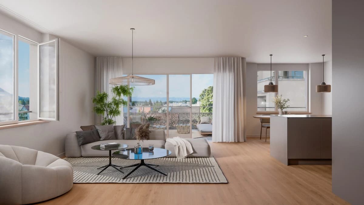 Leben am Wildbach in Hinwil: 4.5 Zimmer Attikawohnung