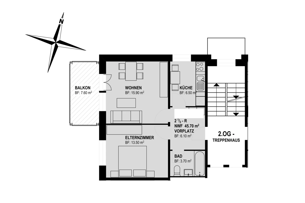 Frisch renovierte Wohnung in Seenähe - modernisiert und ideal gelegen