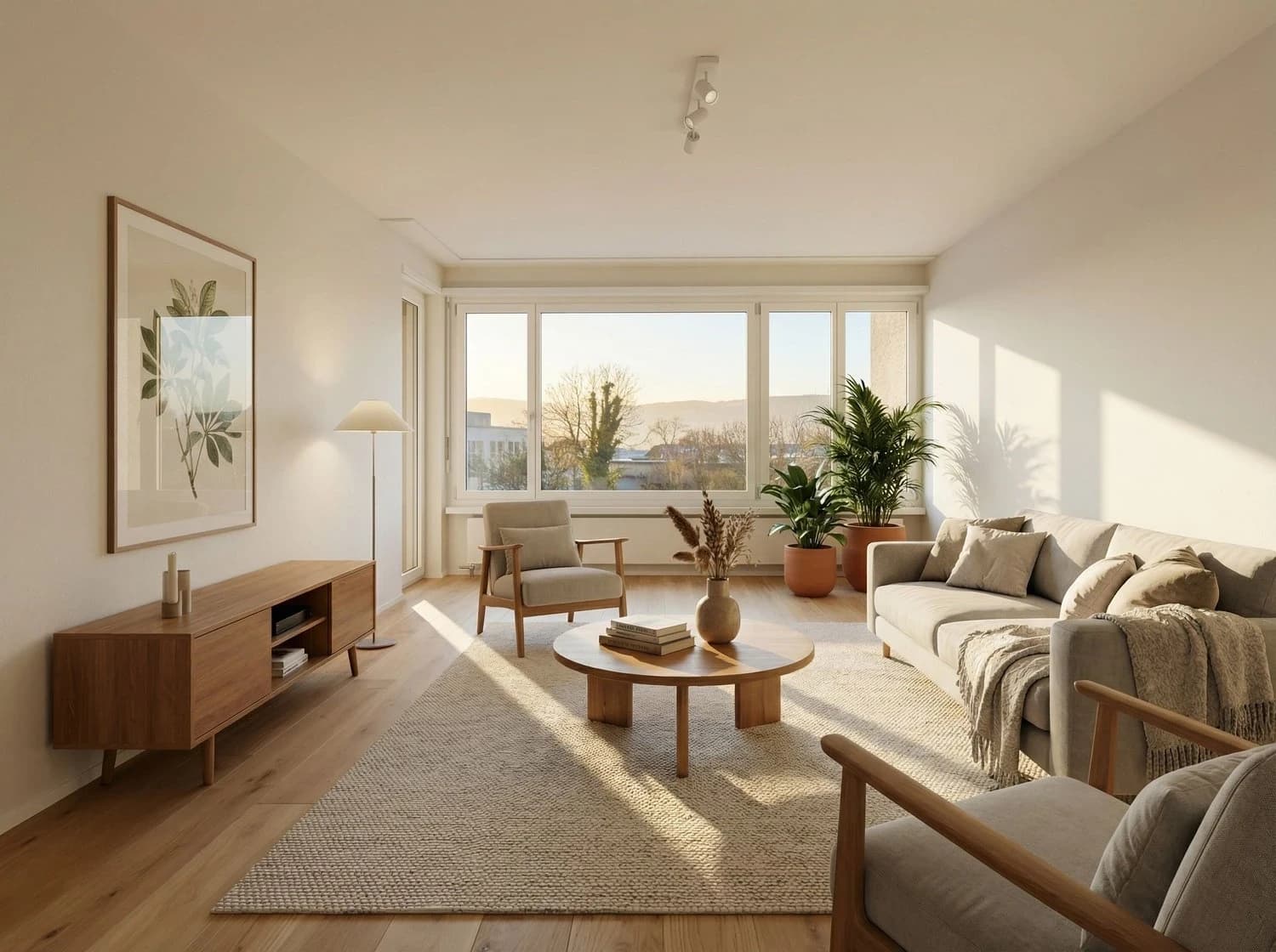 Zuhause am Zürichsee - helle 3.5-Zimmerwohnung mit Berg- und Seesicht in Feldmeilen