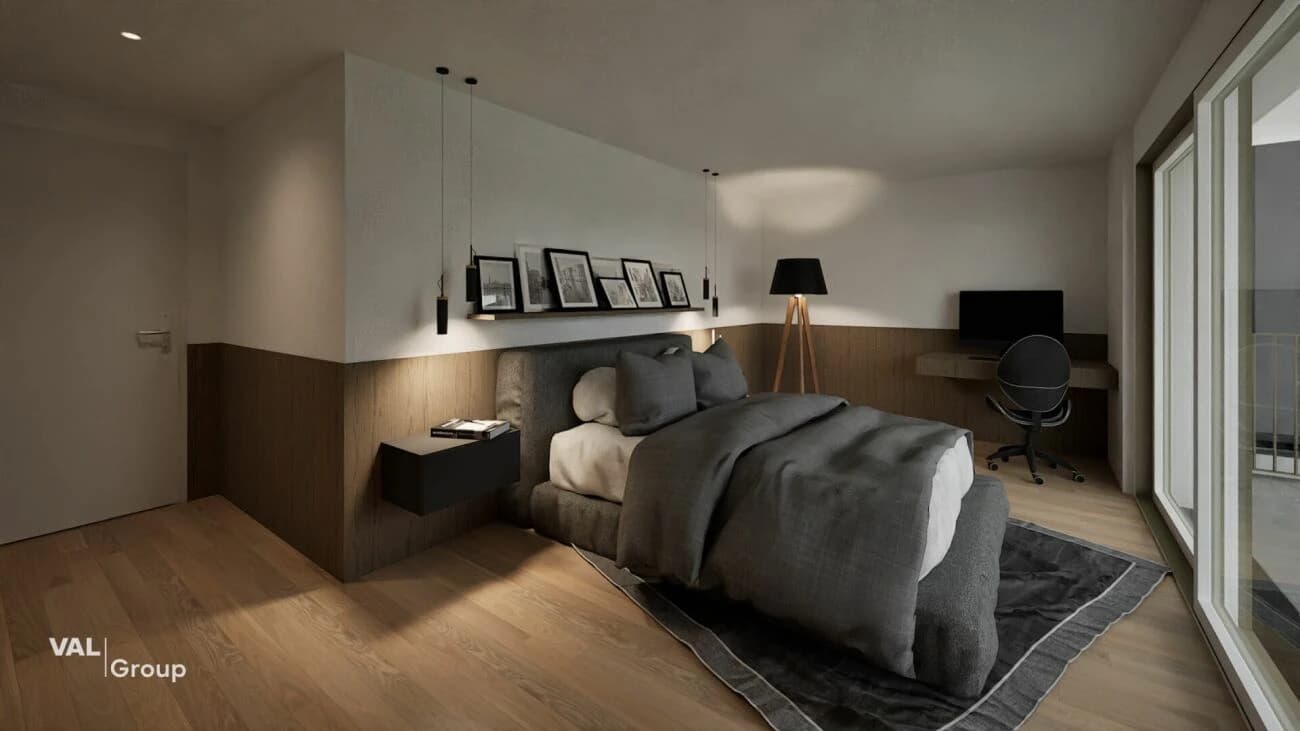 Exklusive Attikawohnung mit Panoramaterrasse in Brig-Glis