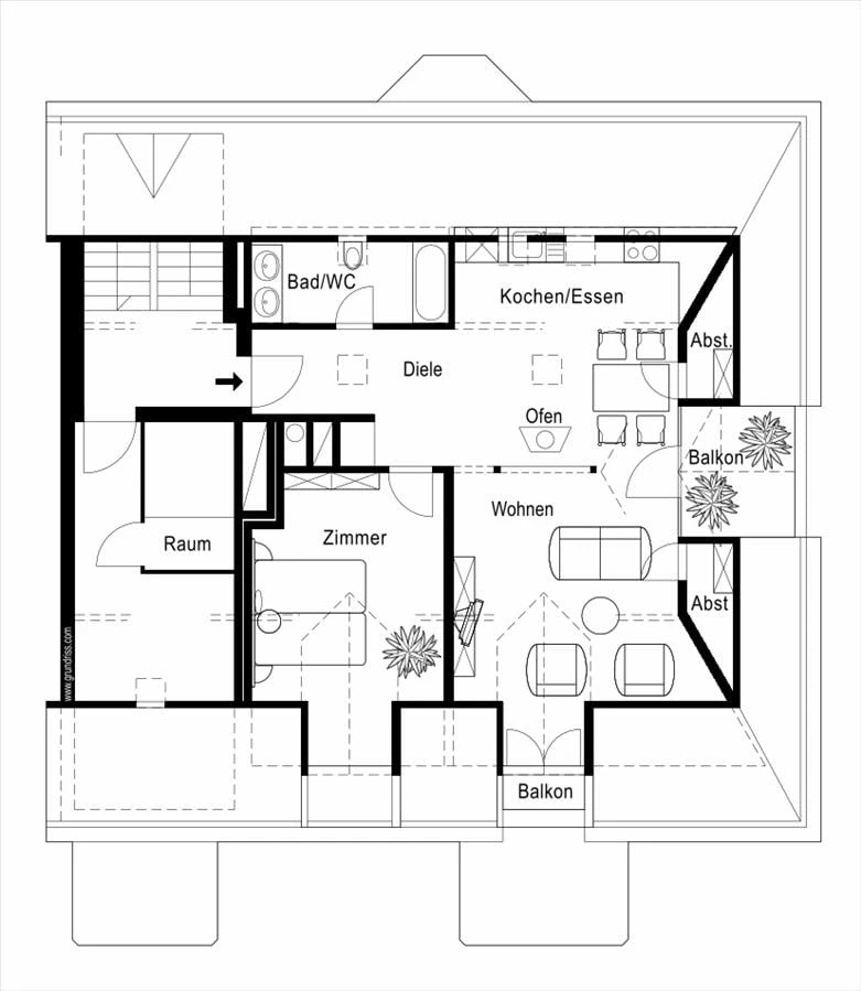 Dachwohnung mit Charme sucht neuen Bewohner!