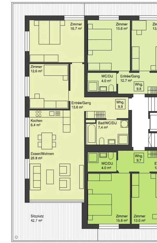 attraktive 3.5-Zimmer-Wohnung