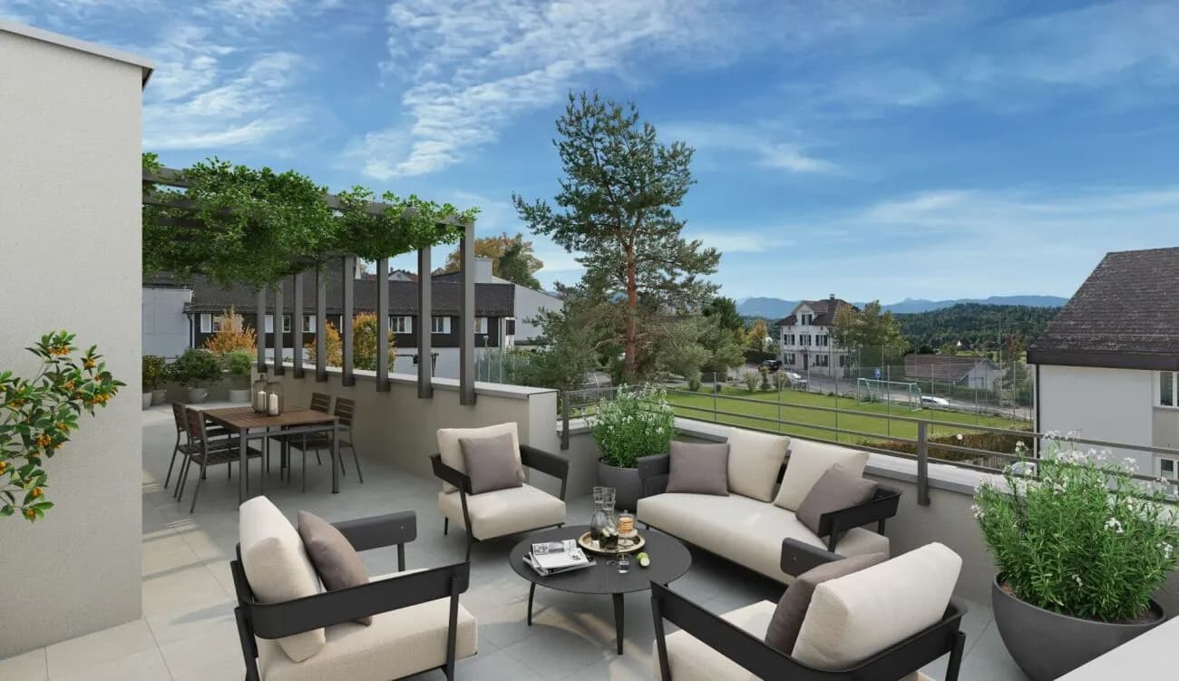 Jenseits des Gewöhnlichen: komfortables Neubauwohnen mitten in Gossau