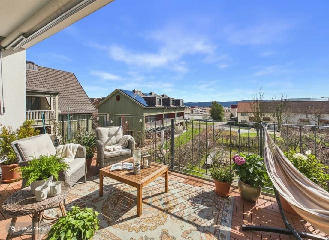 Exklusive 4.5 Wohnung mit sonniger Terrasse