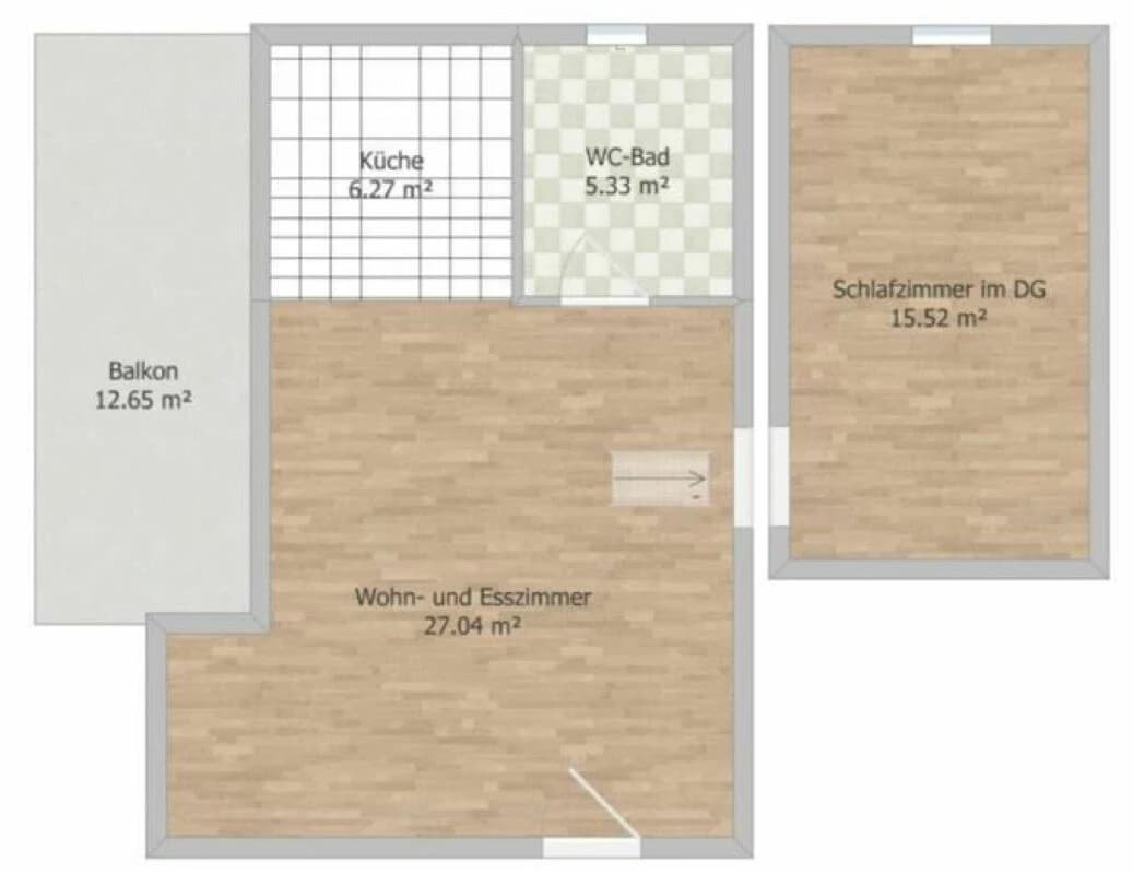 Gemütliche 2.5 Zimmerwohnung!