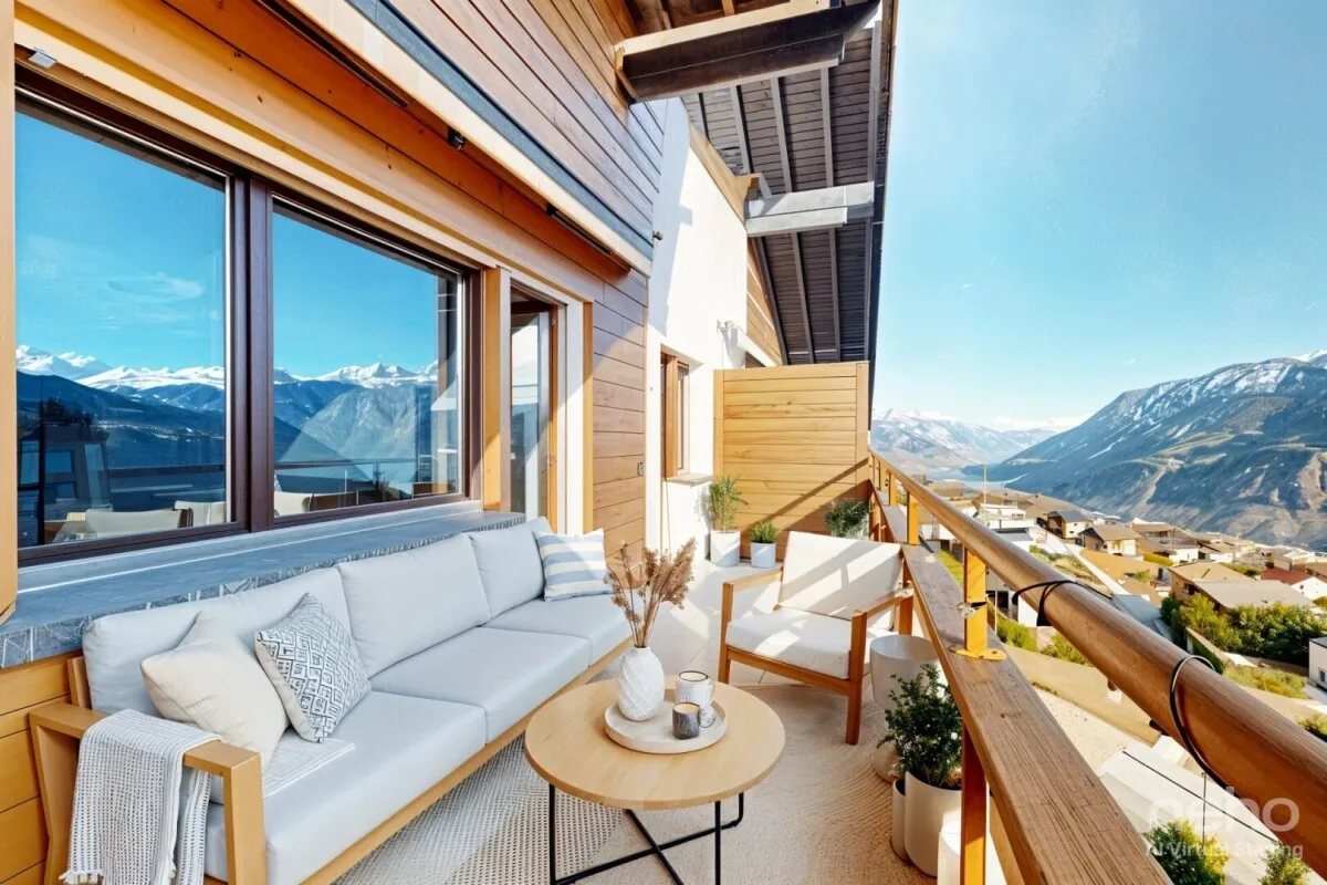 Schöne möblierte Dachgeschosswohnung mit Galerie