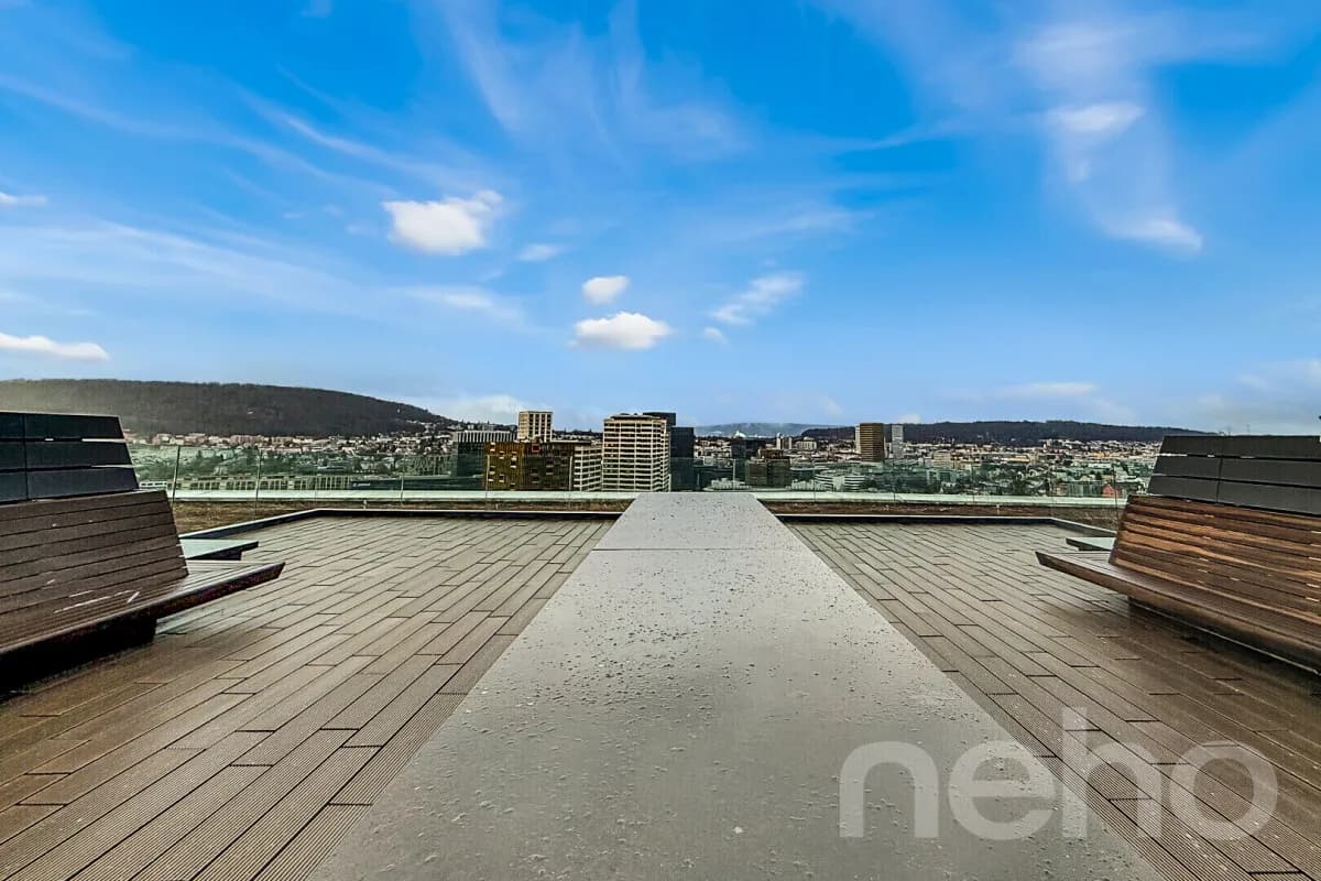 Moderne 2.5-Zimmer-Wohnung mit Skyline Flair