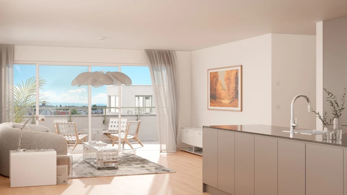 Leben am Wildbach in Hinwil: 4.5 Zimmer Attikawohnung