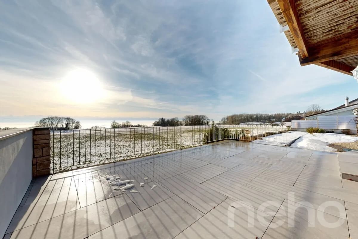 Villa individuelle unique, vue panoramique des Alpes, sauna et jacuzzi