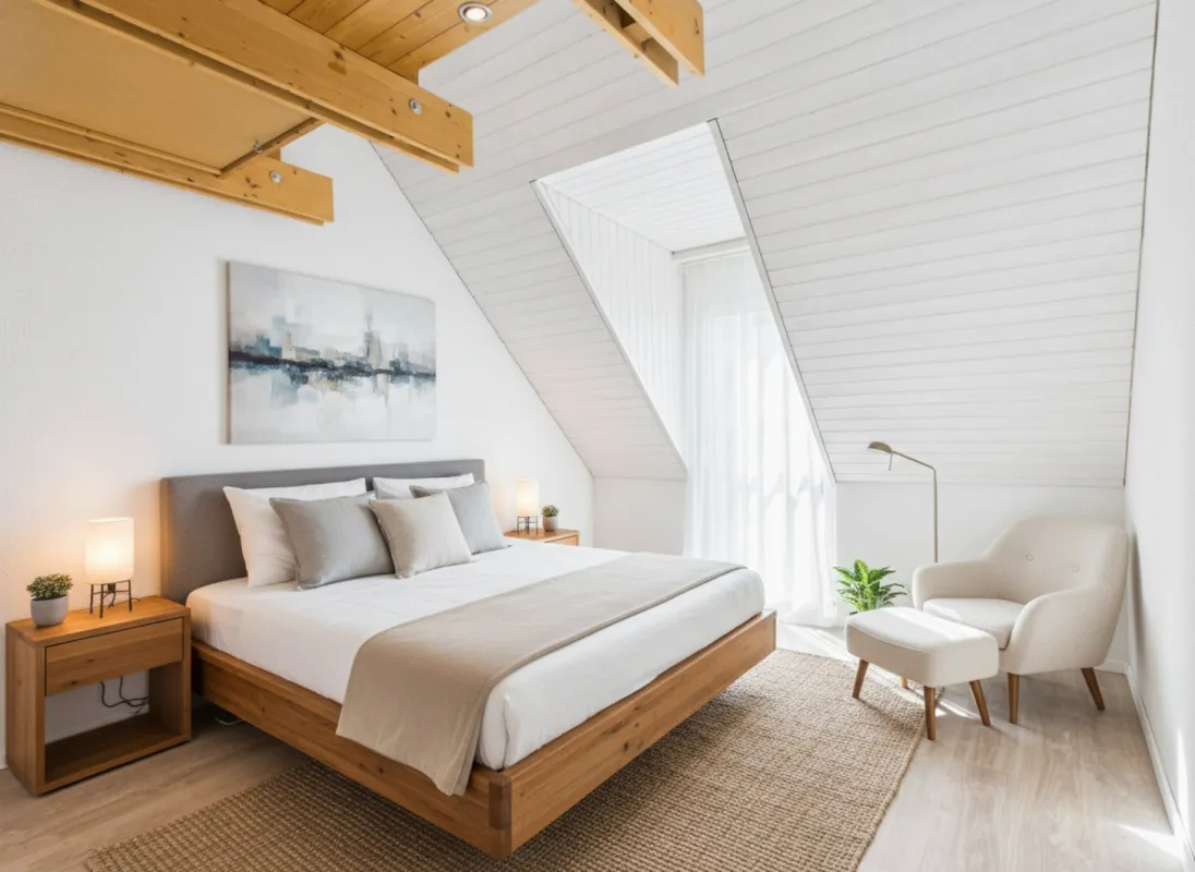 Sonnige Wohlfühloase im Dachgeschoss